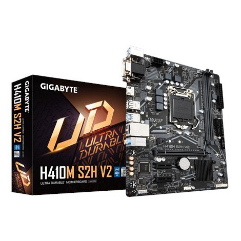 Gigabyte | H410M S2H V2 1.0 M/B | Processor family Intel | Processor socket LGA1200 | DDR4 DIMM | Memory slots 2 | Supported har